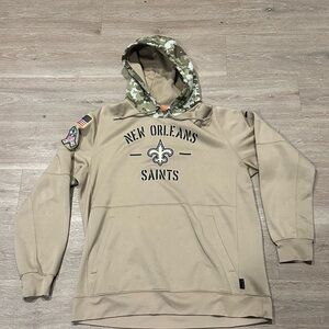 New Orleans Saints Salute to Service Sideline Hoodie Men’s XL On Field Apparel